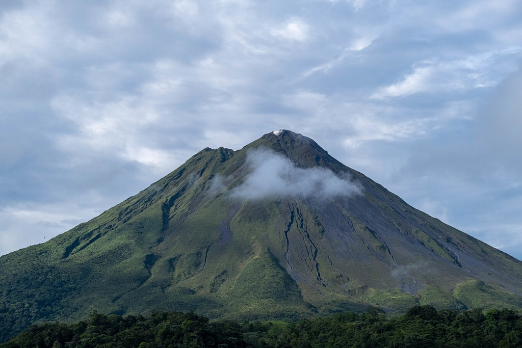 Heart-shaped Love Lake near Chembra Peak in Wayanad