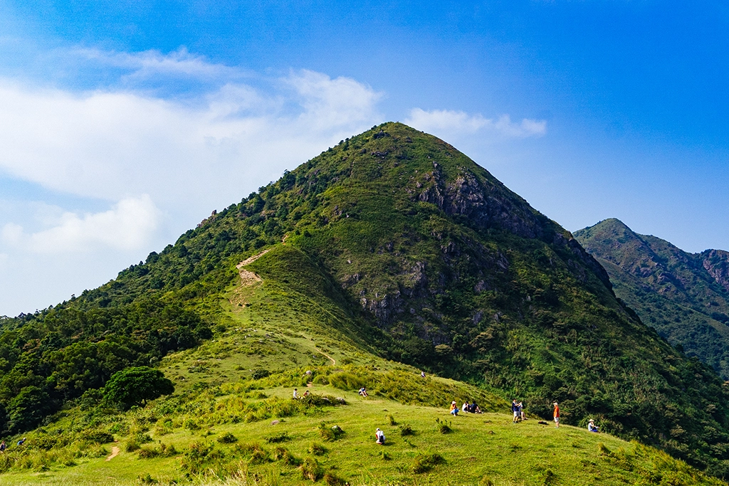Scenic view of Meesapulimala mountain peak in Kerala