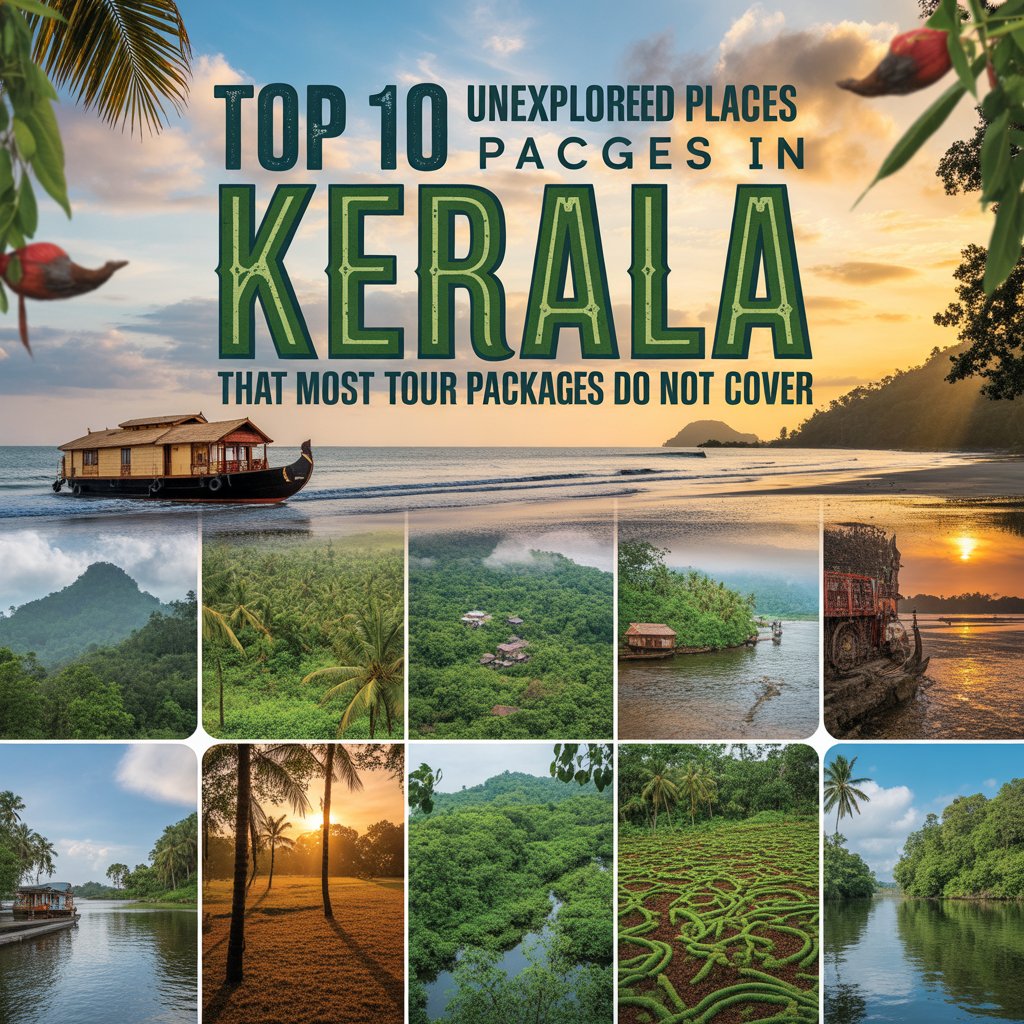 Unexplored Places in Kerala featuring hidden nature escapes, offbeat destinations, and untouched landscapes rarely included in tour packages.