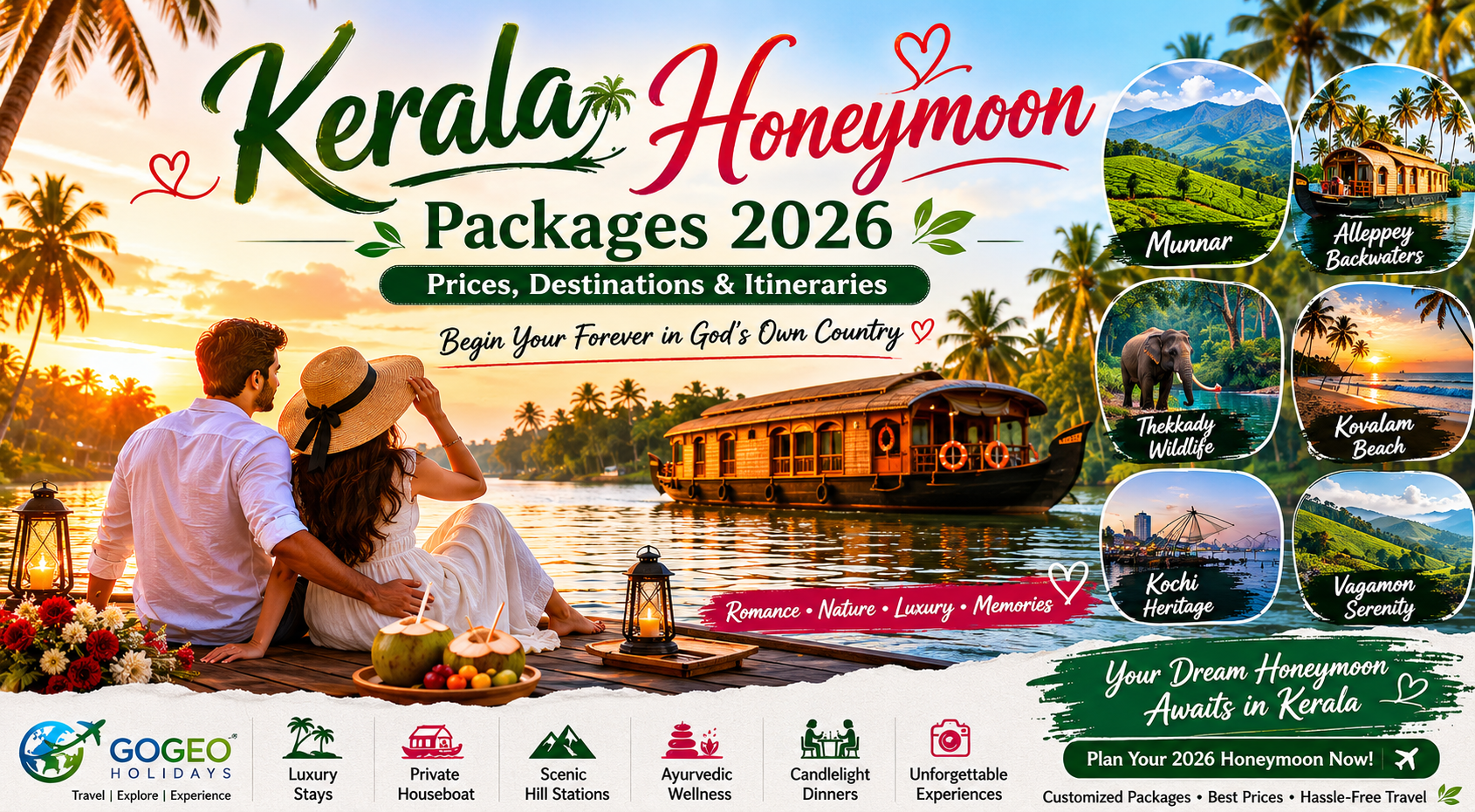 Kerala Honeymoon Packages 2026